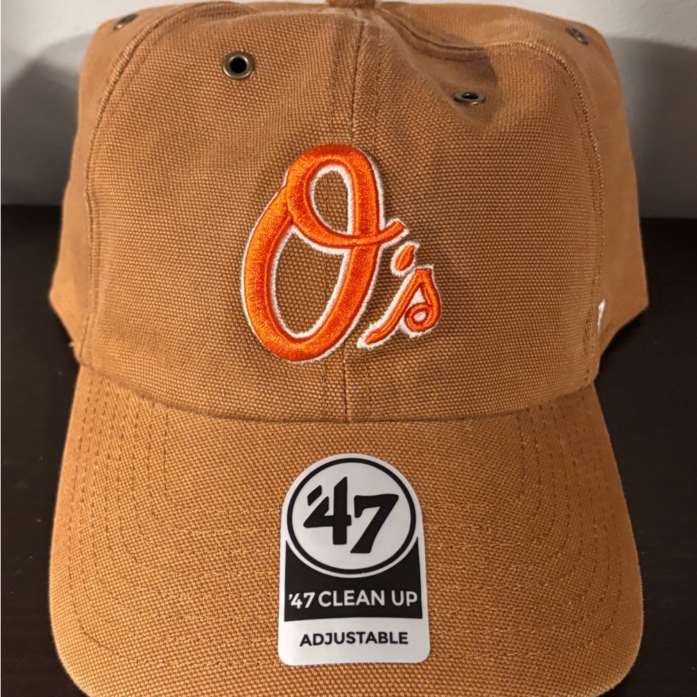 Baltimore Orioles Carhartt x '47 MVP Adjustable Snapback Hat MLB Men's Brown